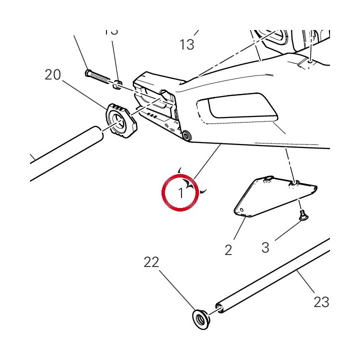 Bras oscillant arrière — réf. 37022654AA | Ducati Store