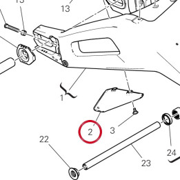 Aileron Cache-Chaîne — réf. 44610711A | Ducati Store