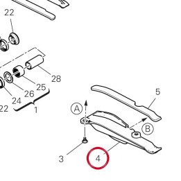 Patin chaîne inférieure — réf. 44712941A | Ducati Store
