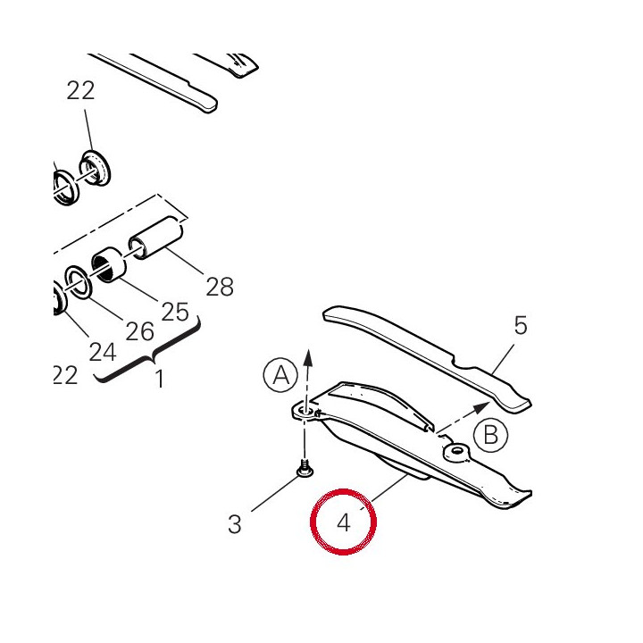 Patin chaîne inférieure — réf. 44712941A | Ducati Store
