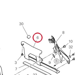 Patin chaîne supérieure — réf. 44712931A | Ducati Store