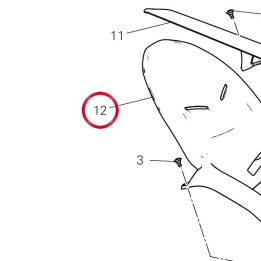 Garde-Boue arrière 56511531A — réf. 56511531A | Ducati Store