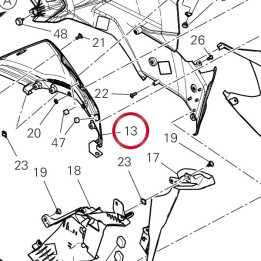 Bande réservoir gauche — réf. 4801F212A | Ducati Store