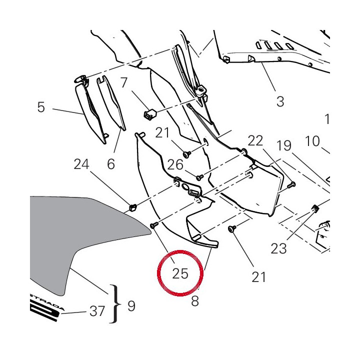 Vis special 7791D741AA — réf. 7791D741AA | Ducati Store