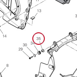 Entretoise 71611641AA — réf. 71611641AA | Ducati Store