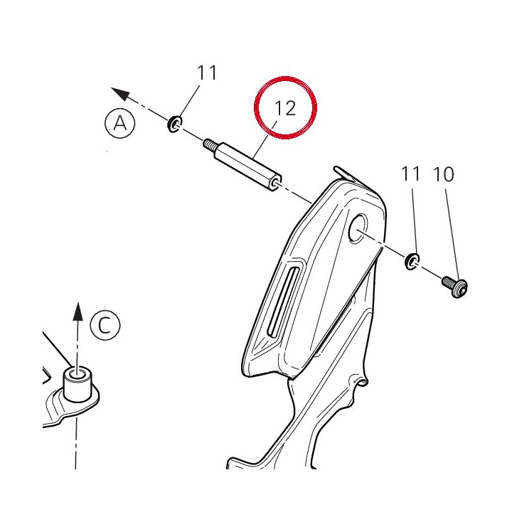 Vis special 7791E351AA — réf. 7791E351AA | Ducati Store