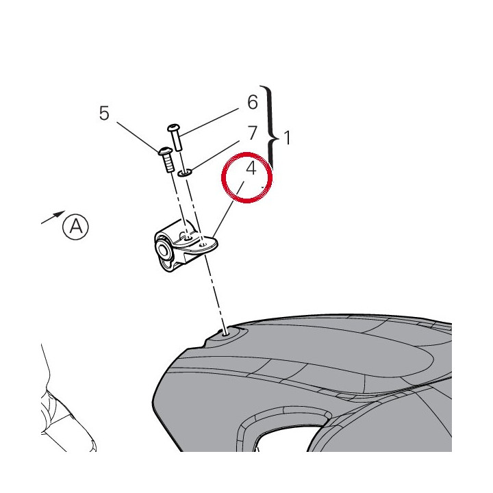 Passe-Tube 85012091B — réf. 85012091B | Ducati Store