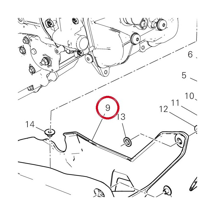 Sous-Carter D'Huile — réf. 4601R631A | Ducati Store