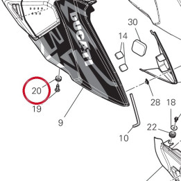 Joint en caoutchouc — réf. 76410841A | Ducati Store