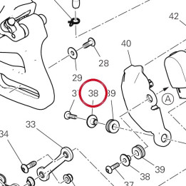 Entretoise 71614252AB — réf. 71614252AB | Ducati Store