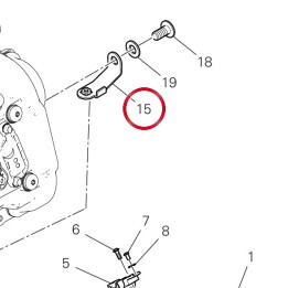 Bride gauche 8291L141AA — réf. 8291L141AA | Ducati Store