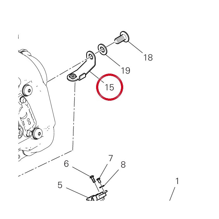 Bride gauche 8291L141AA — réf. 8291L141AA | Ducati Store