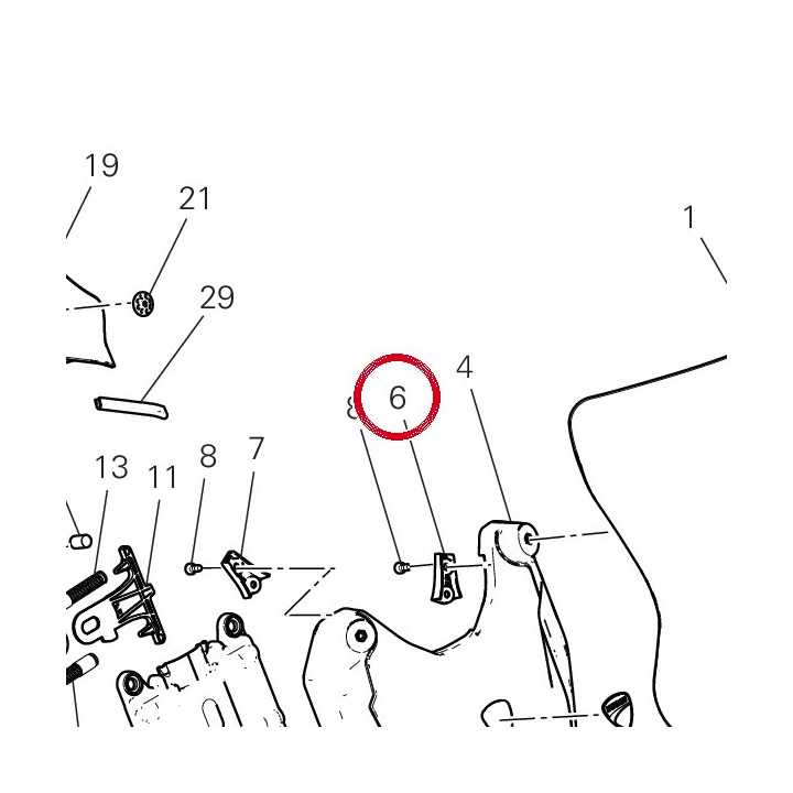 Couvercle gauche 24718201A — réf. 24718201A | Ducati Store