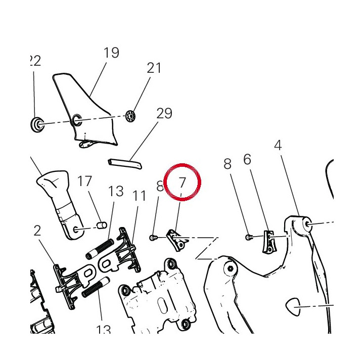 Couvercle droit 24718211A — réf. 24718211A | Ducati Store