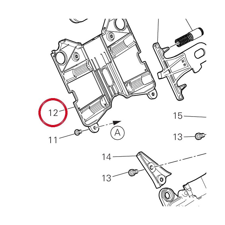Cache 24716711B — réf. 24716711B | Ducati Store