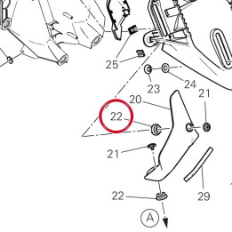 Joint en caoutchouc — réf. 76412542A | Ducati Store