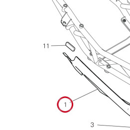 Panneau lateral droit — réf. 48217471B | Ducati Store