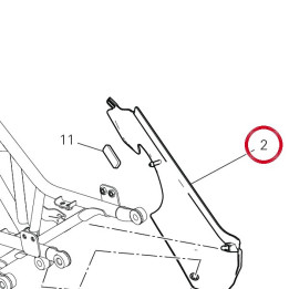 Panneau lateral gauche — réf. 48217461B | Ducati Store