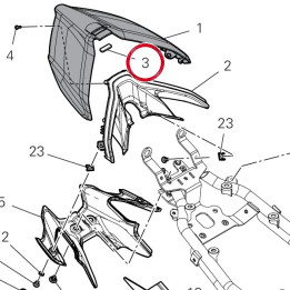 Tampon 8X25X3 86613411A — réf. 86613411A | Ducati Store