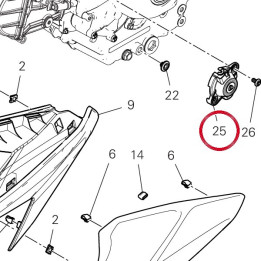 Cache 4601N161A — réf. 4601N161A | Ducati Store