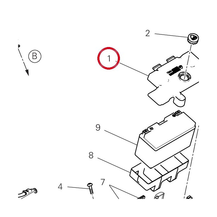 Battery fixing bracket — réf. 8301P201A | Ducati Store