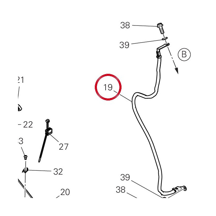 Cable 51311111A — réf. 51311111A | Ducati Store