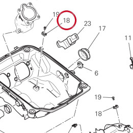 Passe-Tube 85041711A — réf. 85041711A | Ducati Store