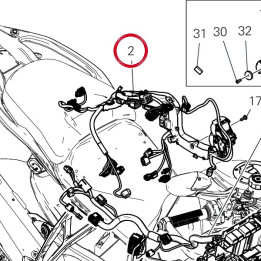 Câblage du moteur 5101Q241B — réf. 5101Q241B | Ducati Store