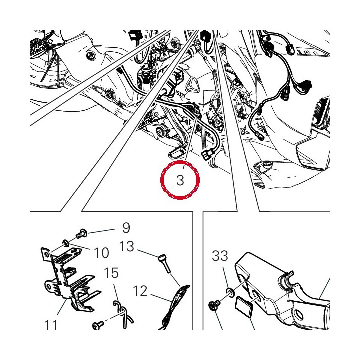 Câblage airbox 5101P921B — réf. 5101P921B | Ducati Store