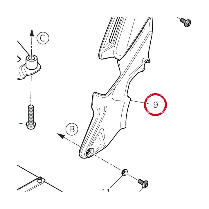 Cache câblage 48217851A — réf. 48217851A | Ducati Store