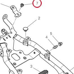 Vis tbei M6X12 77244318BA — réf. 77253278CA | Ducati Store