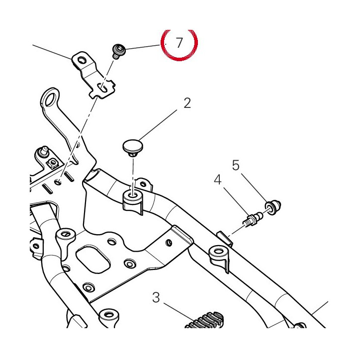 Vis tbei M6X12 77244318BA — réf. 77253278CA | Ducati Store