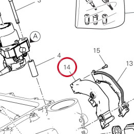 Canalina anteriore — réf. 75812491A | Ducati Store