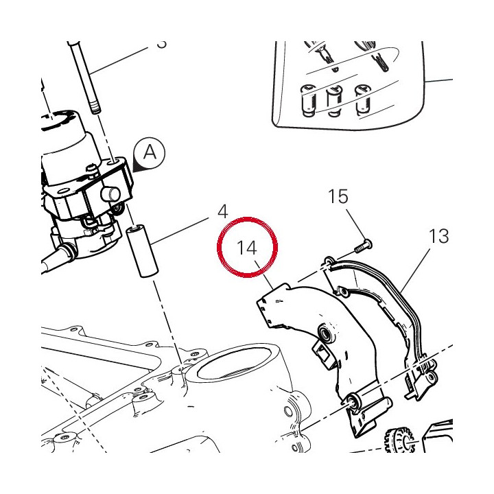 Canalina anteriore — réf. 75812491A | Ducati Store