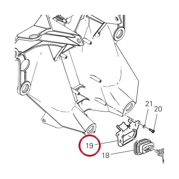 Support 82719411A — réf. 82719411A | Ducati Store
