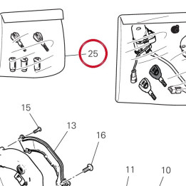 Kit serrures trousses — réf. 59823171A | Ducati Store