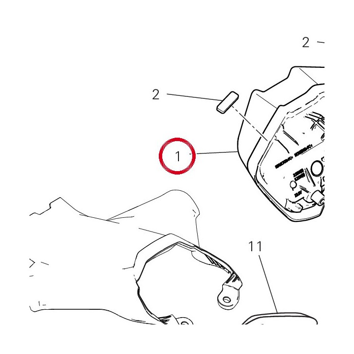 Feu arrière 52510801B — réf. 52510801B | Ducati Store