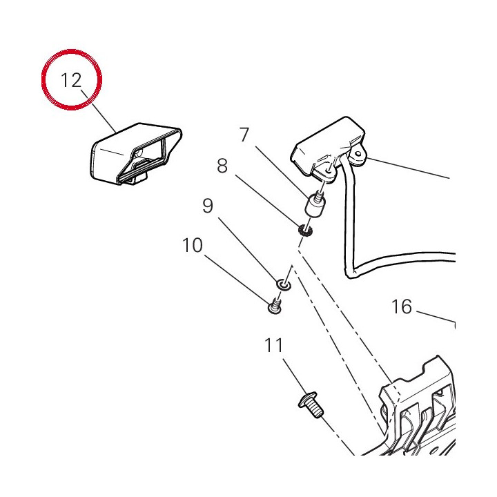Couvercle 72310071A — réf. 72310071A | Ducati Store