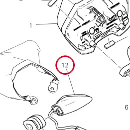 Clignotant gauche 53010731A — réf. 53010731A | Ducati Store