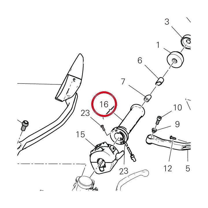 Contrôle gaz 66020153B — réf. 66020153B | Ducati Store