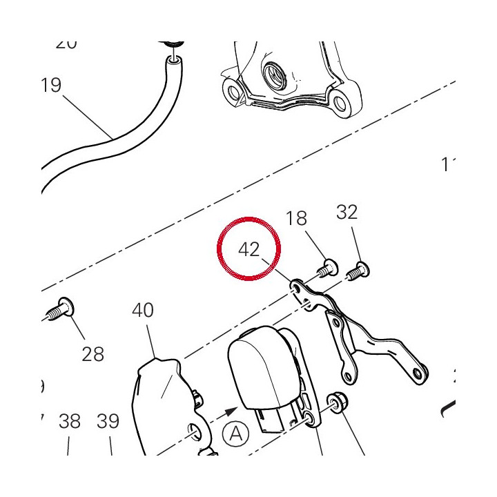 Equerre capteur 8301Q031AA — réf. 8301Q031AA | Ducati Store