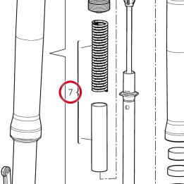 Kit ressort fourche droite — réf. 34923891A | Ducati Store