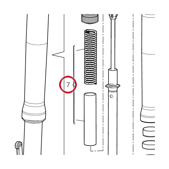Kit ressort fourche droite — réf. 34923891A | Ducati Store