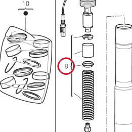 Kit ressort fourche gauche — réf. 34923901A | Ducati Store