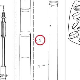 Fourreau fourche 34923911A — réf. 34923911A | Ducati Store