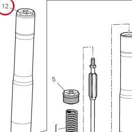 Fourche complète droit — réf. 34421492A | Ducati Store