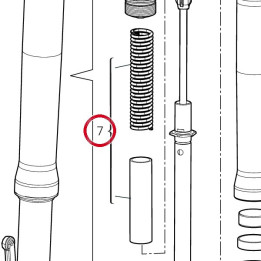 Kit ressort fourche droite — réf. 34923921A | Ducati Store