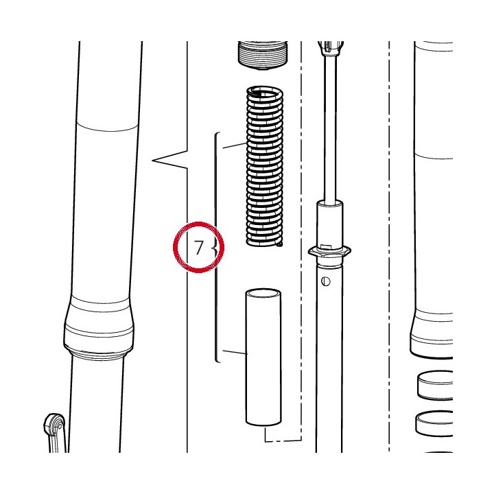 Kit ressort fourche droite — réf. 34923921A | Ducati Store