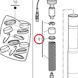 Kit ressort fourche gauche — réf. 34923931A | Ducati Store