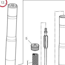 Fourche complète droit — réf. 34421601A | Ducati Store